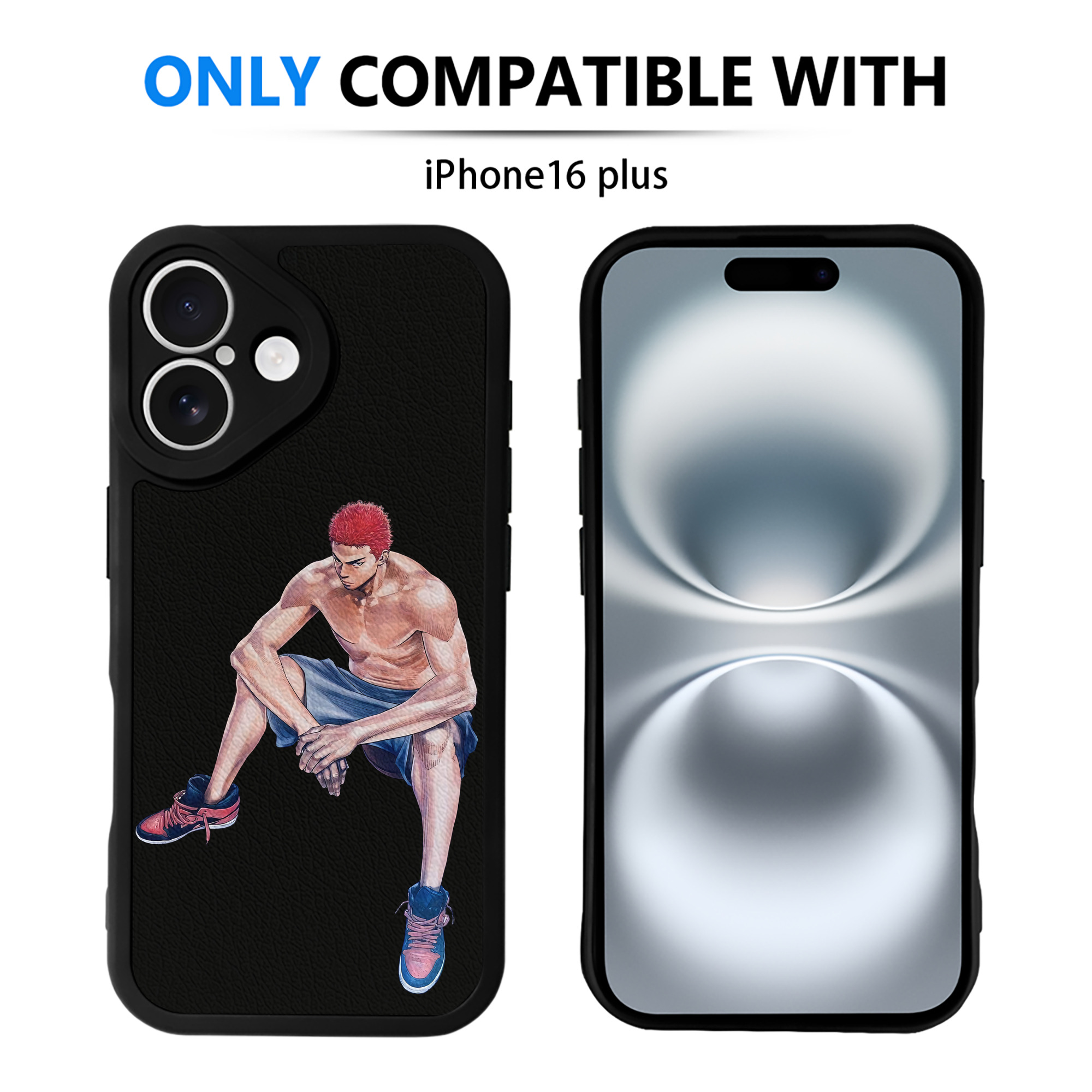 （画像用） SLAM DUNK／スラムダンク 【iPhone 16シリーズ対応】シリコンスマホケース（レザー調） 材質：シリコン